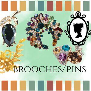 BROOCHES AND PINS